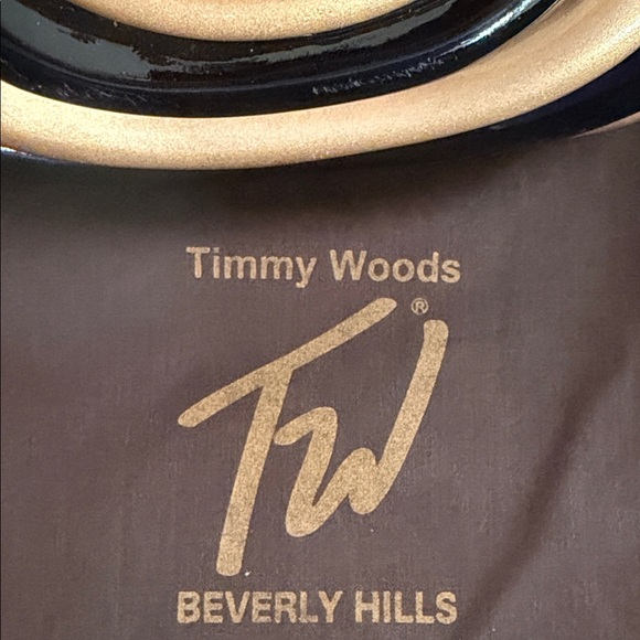 Timmy Woods Black and Gold Small Bag - Picture 6 of 9